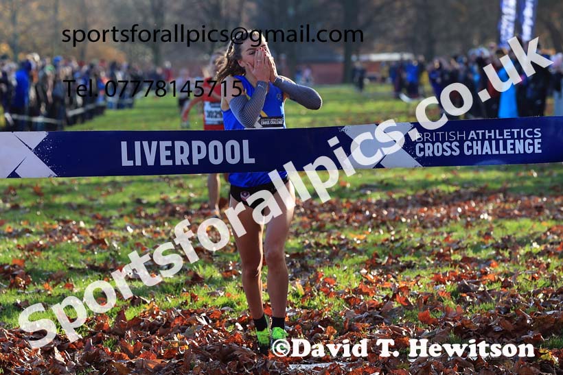 European Women's Short Course Relay Trials, 2023 British Athletics Cross Challenge, Sefton Park, Liverpool. Photo: David T. Hewitson/Sports for All Pics
